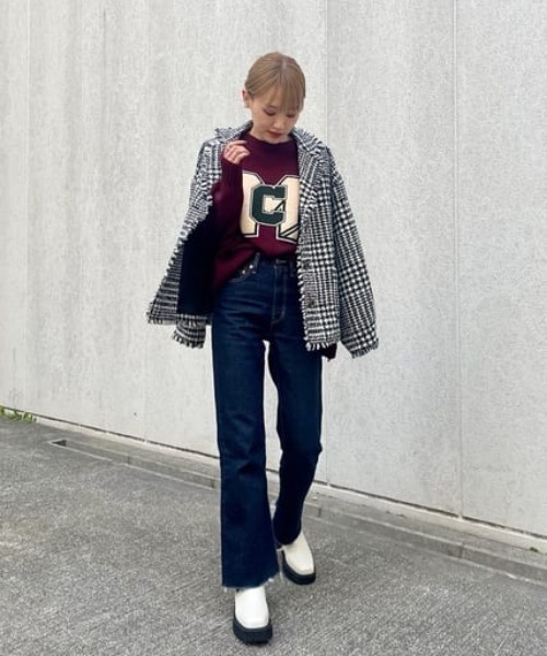 RODEO CROWNS WIDE BOWL(ロデオクラウンズワイドボウル)の「Shapely Semi flare デニムパンツ(デニムパンツ・レディース・ブルー/ワンウォッシュ・X-SMALL/MEDIUM/SMALL)」の10枚目の写真