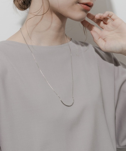 SMELLY（スメリー）の「メタルカーブスライドネックレス（ネックレス・レディース・シルバー/ゴールド・-）」の20枚目の写真