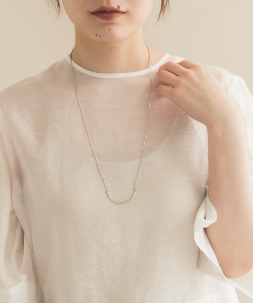SMELLY（スメリー）の「メタルカーブスライドネックレス（ネックレス・レディース・シルバー/ゴールド・-）」の11枚目の写真