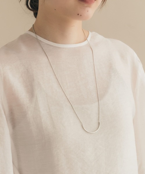 SMELLY（スメリー）の「メタルカーブスライドネックレス（ネックレス・レディース・シルバー/ゴールド・-）」の10枚目の写真