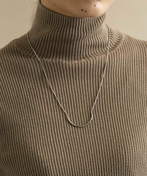 SMELLY（スメリー）の「メタルカーブスライドネックレス（ネックレス・レディース・シルバー/ゴールド・-）」の7枚目の写真