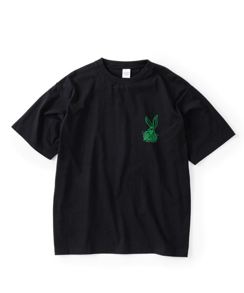 MANASTASH（マナスタッシュ）の「MANASTASH/マナスタッシュ/CiTee RABBIT（Tシャツ/カットソー・メンズ・ホワイト/レモンイエロー/ブラック・MEDIUM/LARGE/X-LARGE/XX-LARGE）」の7枚目の写真