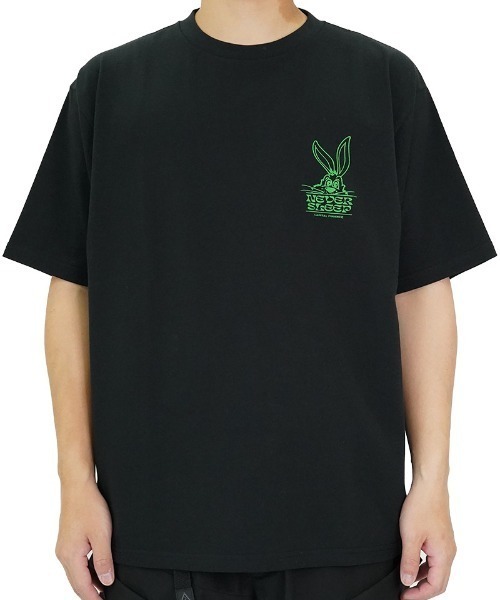 MANASTASH（マナスタッシュ）の「MANASTASH/マナスタッシュ/CiTee RABBIT（Tシャツ/カットソー・メンズ・ホワイト/レモンイエロー/ブラック・MEDIUM/LARGE/X-LARGE/XX-LARGE）」の4枚目の写真