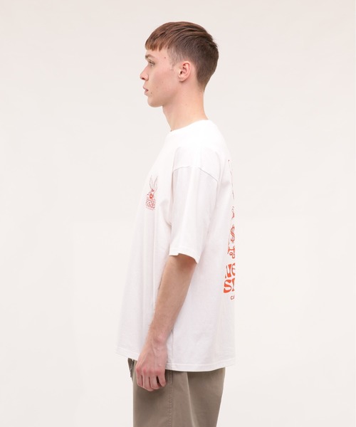 MANASTASH（マナスタッシュ）の「MANASTASH/マナスタッシュ/CiTee RABBIT（Tシャツ/カットソー・メンズ・ホワイト/レモンイエロー/ブラック・MEDIUM/LARGE/X-LARGE/XX-LARGE）」の16枚目の写真