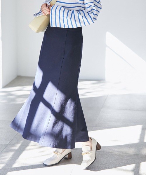 VIS（ビス）の「【270days美ストレッチシリーズ】マーメイドスカート【洗える】（スカート・レディース・ベージュ/ネイビー/ピンク系その他2・M/S/SS/L）」の3枚目の写真