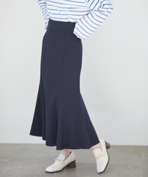 VIS（ビス）の「【270days美ストレッチシリーズ】マーメイドスカート【洗える】（スカート・レディース・ベージュ/ネイビー/ピンク系その他2・M/S/SS/L）」の15枚目の写真