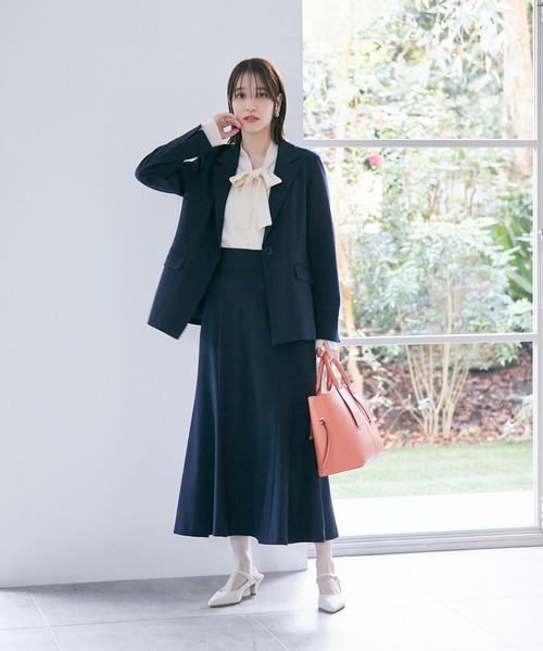 VIS（ビス）の「【270days美ストレッチシリーズ】マーメイドスカート【洗える】（スカート・レディース・ベージュ/ネイビー/ピンク系その他2・M/S/SS/L）」の20枚目の写真