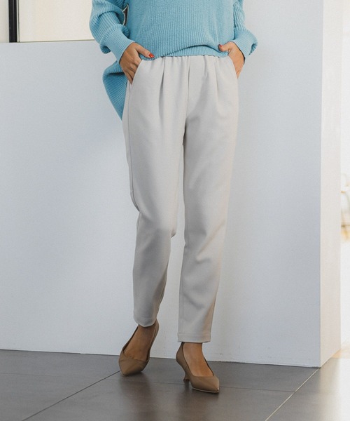 BAYFLOW（ベイフロー）の「テーパードロストパンツ（その他パンツ・レディース・ラベンダー/グレイッシュベージュ/ブラック/レモンイエロー/ダークブルー/ネイビー・X-SMALL/SMALL/MEDIUM/LARGE）」の3枚目の写真