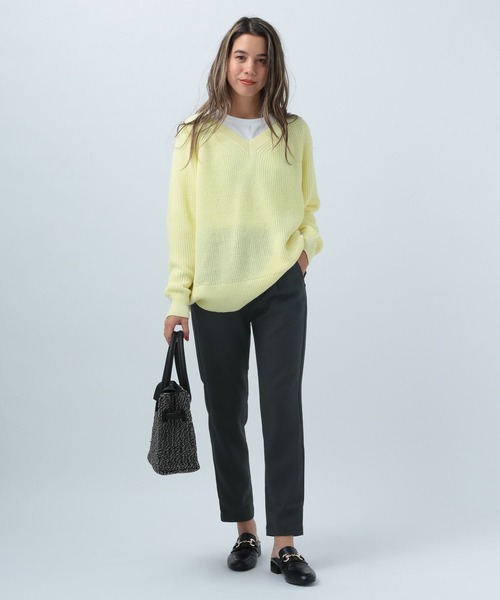 BAYFLOW（ベイフロー）の「テーパードロストパンツ（その他パンツ・レディース・ラベンダー/グレイッシュベージュ/ブラック/レモンイエロー/ダークブルー/ネイビー・X-SMALL/SMALL/MEDIUM/LARGE）」の17枚目の写真