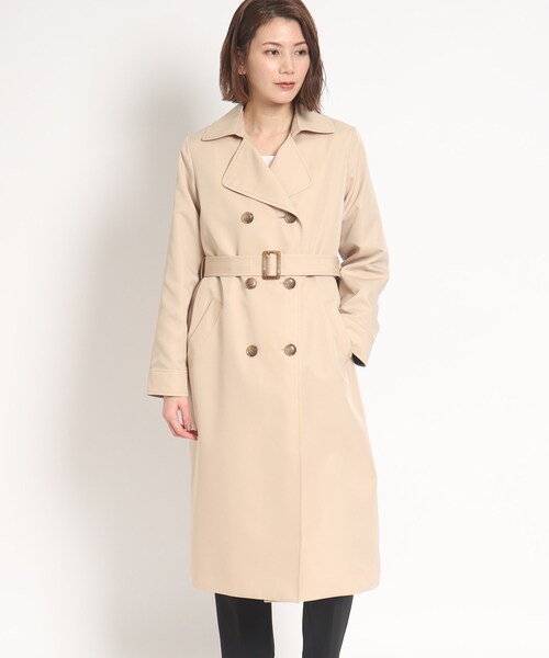 【入卒/セレモニー/撥水/防花粉】リサイクルポリトレンチコート