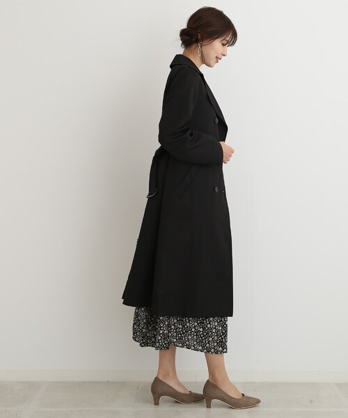 DRESKIP(ドレスキップ)の「◆【防花粉/撥水】リサイクルポリ トレンチコート(トレンチコート・レディース・サンドベージュ/ブラック/カーキ・02/03/04)」の17枚目の写真