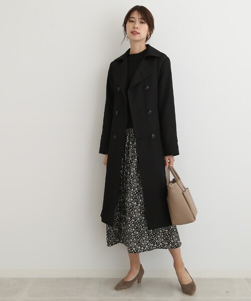 DRESKIP(ドレスキップ)の「◆【防花粉/撥水】リサイクルポリ トレンチコート(トレンチコート・レディース・サンドベージュ/ブラック/カーキ・02/03/04)」の18枚目の写真