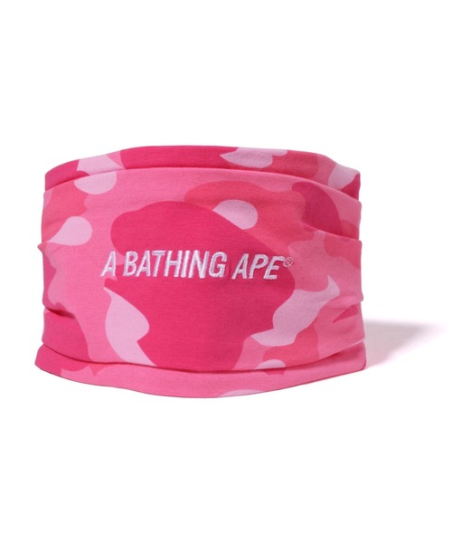 【希少】アベイシングエイプ A Bathing Ape APE 迷彩　ヘアバンド A BATHING APE（アベイシングエイプ）の「COLOR CAMO HEADBAND L