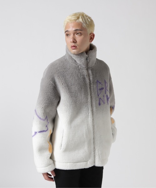 ROYAL FLASH(ロイヤルフラッシュ)の「Guernika/ゲルニカ/BOA JACKET(ブルゾン・メンズ・グレー・2)」の6枚目の写真