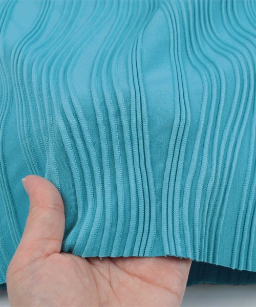 miette(ミエット)の「ウェーブ柄キャミソールワンピース(ワンピース・レディース・ライトブルー/ブラック/オレンジ・FREE)」の19枚目の写真