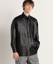 ラムレザー　シャツ　ジャケット EDITION（エディション）の「ラムレザー シャツジャケット