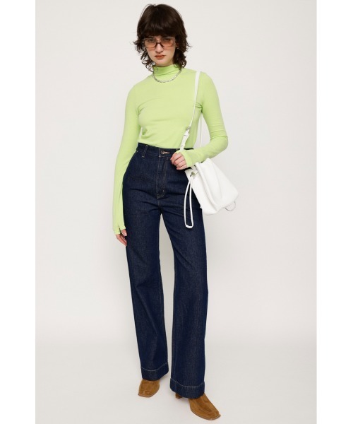 SLY（スライ）の「H/N GLOVE TOPS ハイネック グローブ トップス（Tシャツ/カットソー・レディース・ライトグリーン/ライトグレー/ピンク/ブラック・FREE）」の15枚目の写真