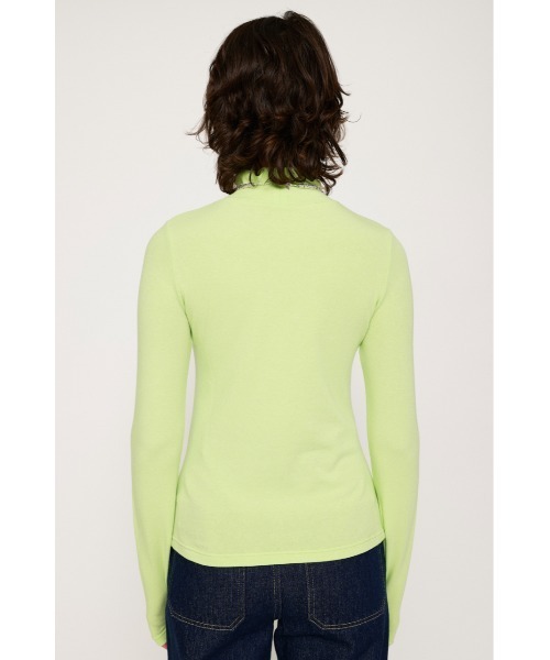 SLY（スライ）の「H/N GLOVE TOPS ハイネック グローブ トップス（Tシャツ/カットソー・レディース・ライトグリーン/ライトグレー/ピンク/ブラック・FREE）」の18枚目の写真