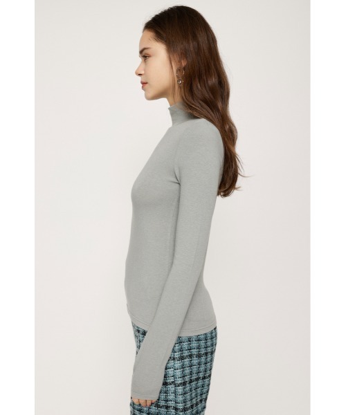 SLY（スライ）の「H/N GLOVE TOPS ハイネック グローブ トップス（Tシャツ/カットソー・レディース・ライトグリーン/ライトグレー/ピンク/ブラック・FREE）」の12枚目の写真