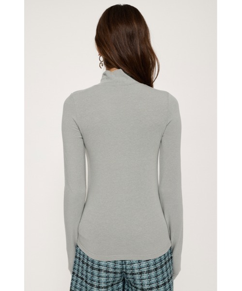 SLY（スライ）の「H/N GLOVE TOPS ハイネック グローブ トップス（Tシャツ/カットソー・レディース・ライトグリーン/ライトグレー/ピンク/ブラック・FREE）」の13枚目の写真