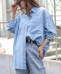 COLONY 2139 | テンセルデニムダブルポケット長袖シャツ(シャツ/ブラウス)