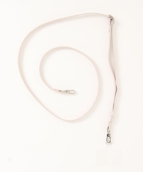 prose verse（プロズヴェール）の「合皮ベルトスマホストラップ（スマホグッズ・レディース・ブラック/シルバー/グリーン/アイボリー/ピンク・ﾌﾘ-）」の11枚目の写真