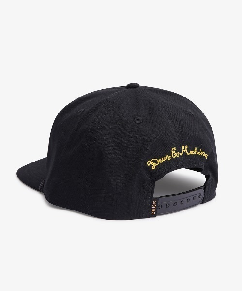 DEUS EX MACHINA(デウスエクスマキナ)の「TANGERINE CAP(キャップ・メンズ・ブラック/オリーブ・OS)」の3枚目の写真