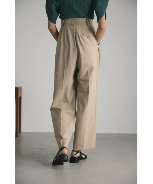 STYLEMIXER(スタイルミキサー)の「ベーシック2タックスラックスロング(スラックス・レディース・ネイビー/ライトオレンジ系/アイボリー/ベージュ・MEDIUM/SMALL)」の17枚目の写真