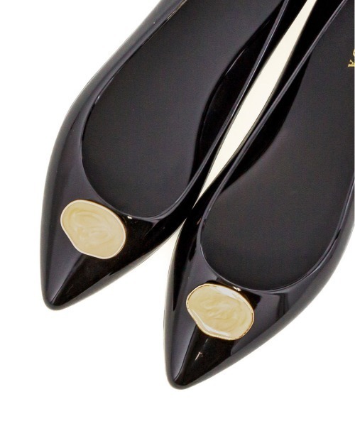 RANDA（ランダ）の「マーブルパーツレインパンプス（レインシューズ・レディース・ブラック/アイボリー/グレイッシュベージュ・S/M/L/LL）」の22枚目の写真