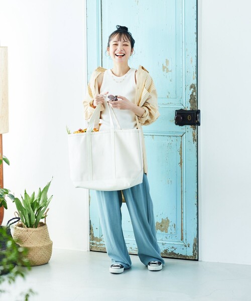 ワッフルアメリカンスリーブタンクトップ