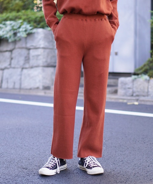 FilMelange(フィルメランジェ)の「FilMelange / フィルメランジェ DISA デュオフォード ハニカム レギンス(その他パンツ・レディース・ダークオレンジ・1)」の1枚目の写真