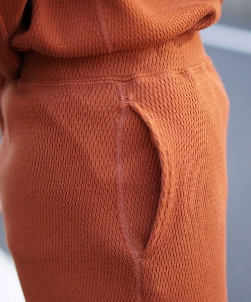FilMelange(フィルメランジェ)の「FilMelange / フィルメランジェ DISA デュオフォード ハニカム レギンス(その他パンツ・レディース・ダークオレンジ・1)」の3枚目の写真