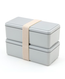 AVALON(U.Q)（アバロン）の「【セール対象外】GEL-COOL　square W　500ml×2　保冷機能付きお弁当箱2段（お弁当箱）」