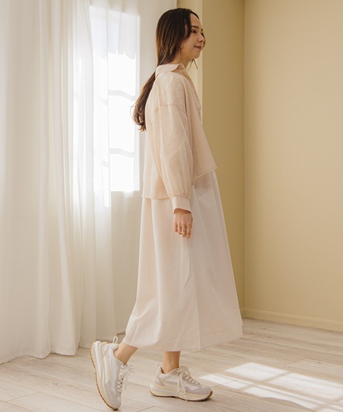 flower（フラワー）の「ジューシーシャイニーシャツ（シャツ/ブラウス・レディース・ホワイト/オレンジ・FREE）」の19枚目の写真