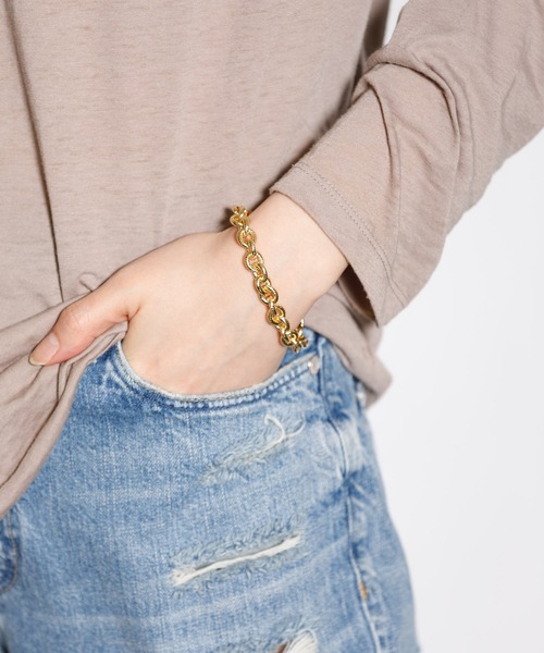AMERICAN RAG CIE(アメリカンラグシー)の「EO rope chain bracelet(ブレスレット・レディース・ゴールド・FREE)」の5枚目の写真