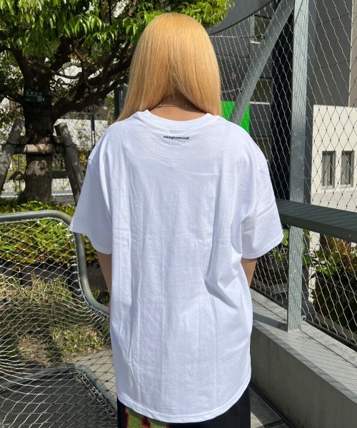 nice ghost club◆半袖カットソー/M/コットン/BLK/無地 A'GEM/9 × .kom『NICE GHOST CLUB/ナイスゴーストクラブ』GUMMY