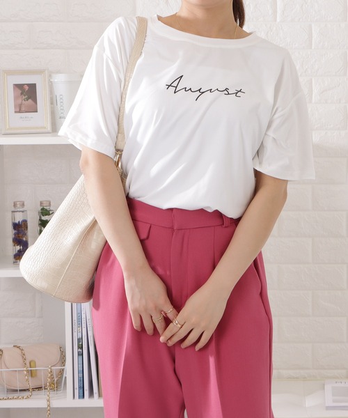 Lace Ladies（レースレディース）の「ゆるシルエットビッグ半袖Tシャツ（Tシャツ/カットソー・レディース・ネイビー/ホワイト/グレー/ブラック・M/XL）」の11枚目の写真