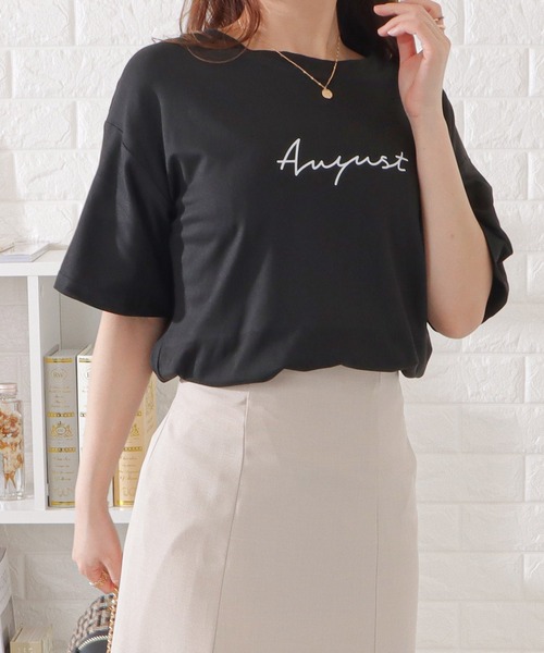 Lace Ladies（レースレディース）の「ゆるシルエットビッグ半袖Tシャツ（Tシャツ/カットソー・レディース・ネイビー/ホワイト/グレー/ブラック・M/XL）」の20枚目の写真