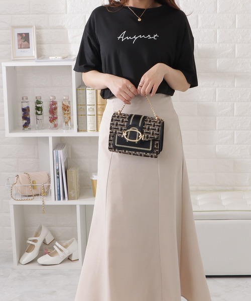 Lace Ladies（レースレディース）の「ゆるシルエットビッグ半袖Tシャツ（Tシャツ/カットソー・レディース・ネイビー/ホワイト/グレー/ブラック・M/XL）」の21枚目の写真