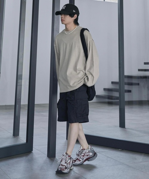 ADAMASTE（アダマスト）の「キルティングショルダーバッグ（ショルダーバッグ・メンズ・ブラック/キナリ・FREE）」の11枚目の写真