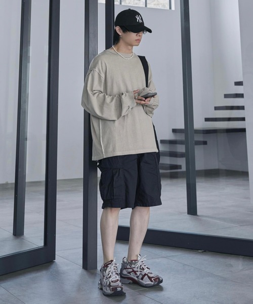 ADAMASTE（アダマスト）の「キルティングショルダーバッグ（ショルダーバッグ・メンズ・ブラック/キナリ・FREE）」の12枚目の写真