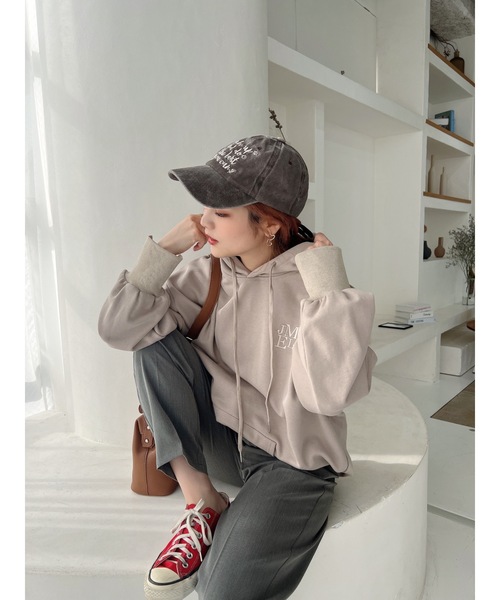 jumelle（ジュメロ）の「ヴィンテージカラーキャップ（キャップ・レディース・ピンク/ブラウン・FREE）」の11枚目の写真