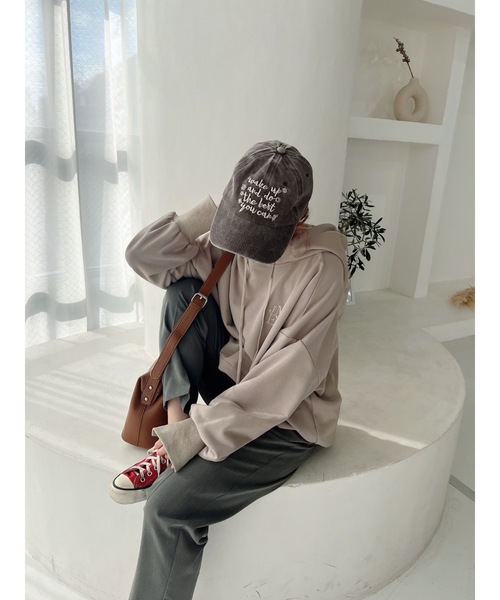 jumelle（ジュメロ）の「ヴィンテージカラーキャップ（キャップ・レディース・ピンク/ブラウン・FREE）」の13枚目の写真