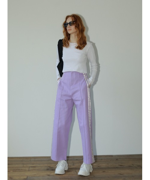 AMAIL（アマイル）の「Line point loose pants（その他パンツ・レディース・ベージュ/ラベンダー・FREE）」の14枚目の写真