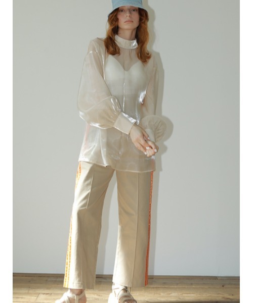 AMAIL（アマイル）の「Line point loose pants（その他パンツ・レディース・ベージュ/ラベンダー・FREE）」の17枚目の写真