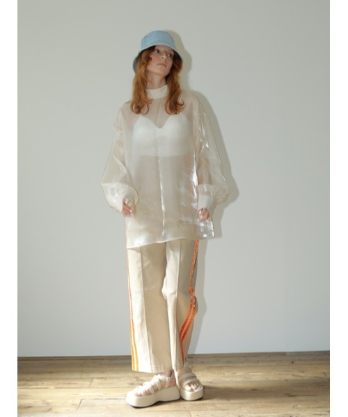 AMAIL（アマイル）の「Line point loose pants（その他パンツ・レディース・ベージュ/ラベンダー・FREE）」の18枚目の写真