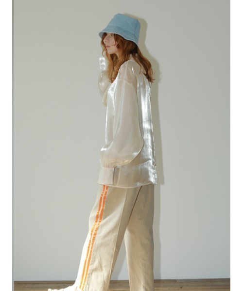 AMAIL（アマイル）の「Line point loose pants（その他パンツ・レディース・ベージュ/ラベンダー・FREE）」の15枚目の写真