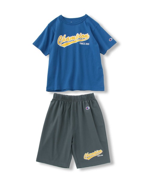 Champion(チャンピオン)の「【Champion】ロゴプリントセットアップ(その他トップス・キッズ・ブルー/ブラック・130/140/120/105)」の10枚目の写真