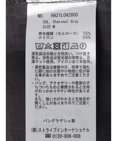 AMERICAN HOLIC(アメリカンホリック)の「アノラック型シアーシャツパーカー(シャツ/ブラウス・レディース・モカ/チャコールグレー・L/M)」の11枚目の写真