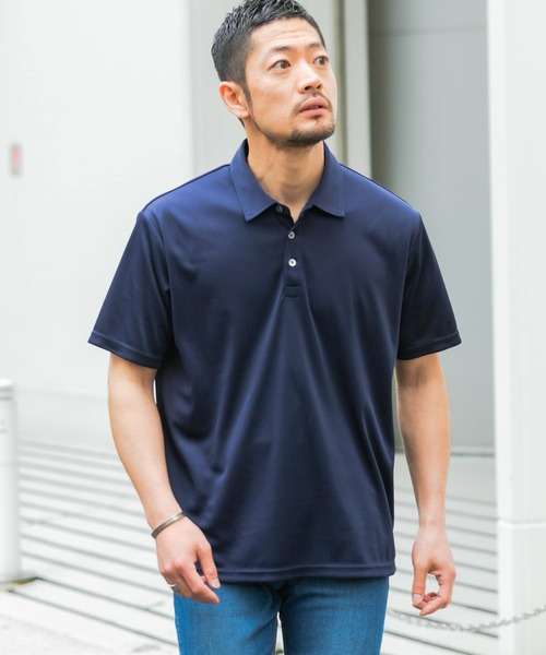 URBAN RESEARCH ROSSO MEN(アーバンリサーチロッソメン)の「『抗菌/防臭』『XLサイズあり』ハイパフォーマンスコンフォートポロシャツ(ポロシャツ・メンズ・ブラック/チャコールグレー/グレー/ネイビー・SMALL/MEDIUM/LARGE/X-LARGE)」の4枚目の写真